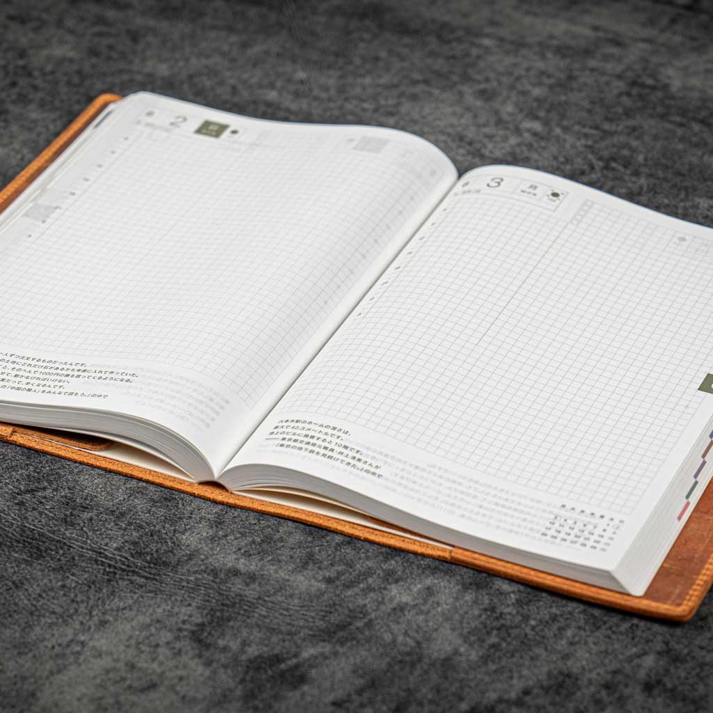 Slim Leather Notebook Cover - A5